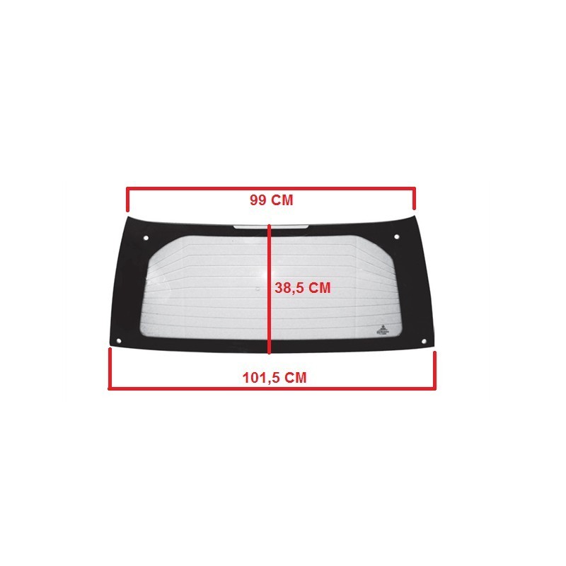 HECKFENSTER NORMAL MIT HEIZSPUR